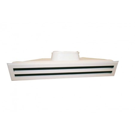 Grille Multi Fentes + Plenum Soufflage Gainable