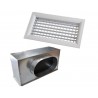 Grille et plénum latéral 160 mm 300x150 - Accessoire Climatisation Gainable