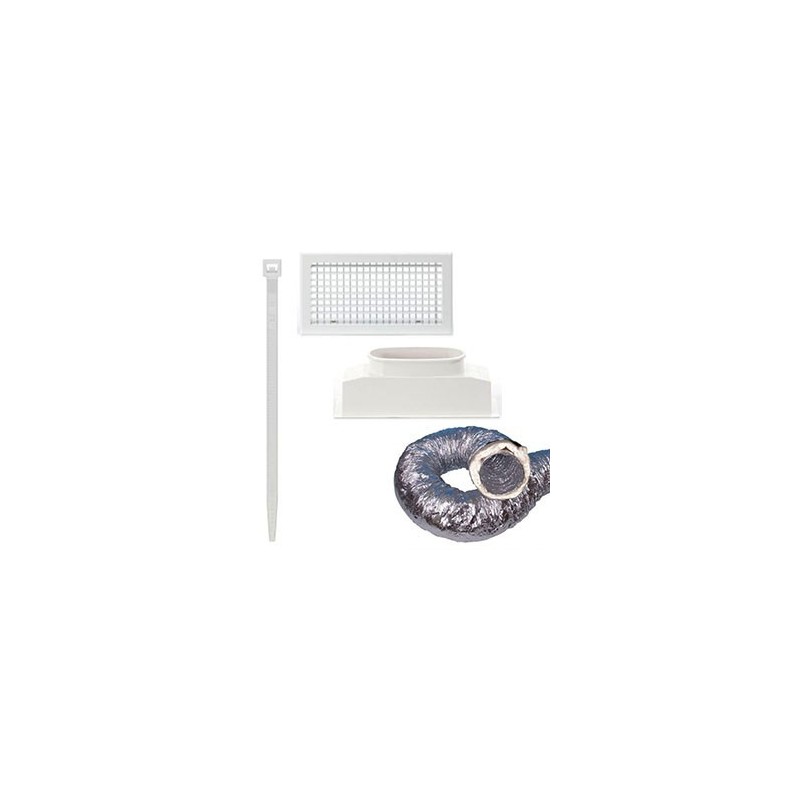 Kit Soufflage Aéraulique Arrière Basique 300x150mm DD (160mm Ouate) - Accessoire Clim Gainable