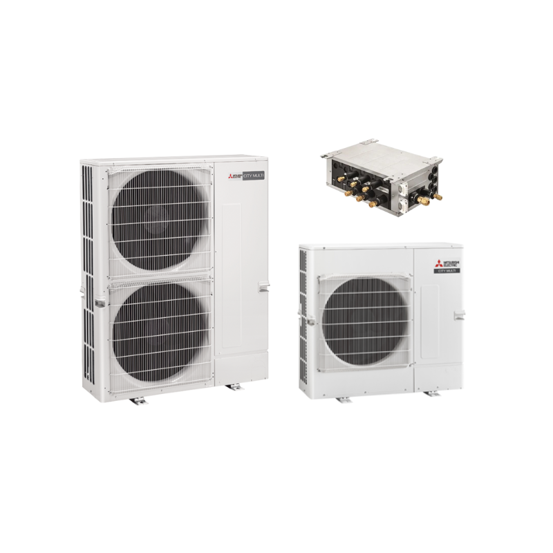 Climatisation Multi Split PUMY MITSUBISHI ELECTRIC (11 Pièces)