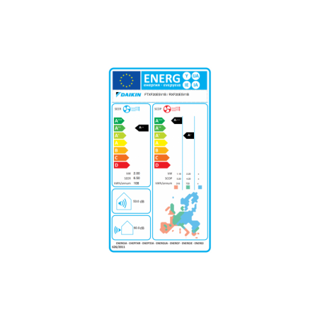 Climatiseur Mono Split FTXF20E / RXF20E DAIKIN